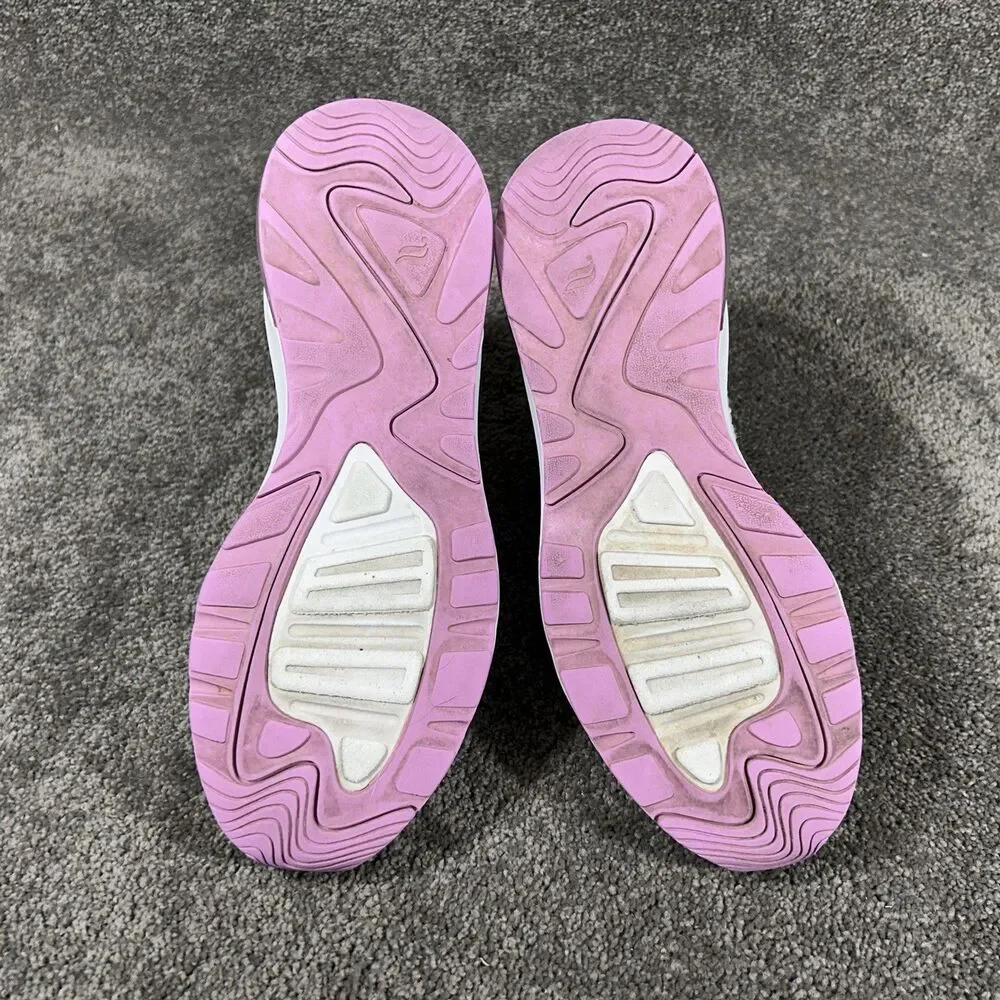 Fabletics Slip-On Performance Womens Size 9 White Knit Athletic Shoes Used